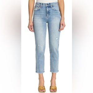 Pistols jeans - Monroe crop straight leg high rise - light denim - size 27